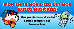Tonos reales de musica para tu movil por sms